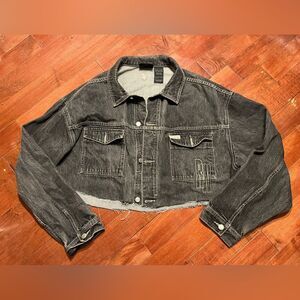 Roca Wear Cropped Denim Jacket